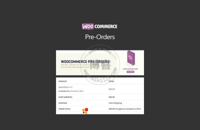 WooCommerce Pre-Orders v2.0.0 预购产品WordPress中文插件