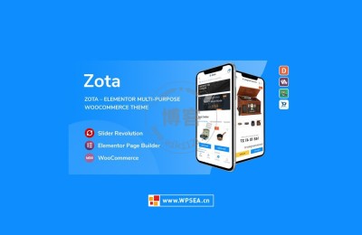 Zota v1.2.15 WooCommerce的多用途WordPress主题