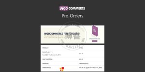 WooCommerce Pre-Orders v2.0.0 预购产品WordPress中文插件